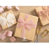 image:imageVitalizart 15 Rolls 15 Chiffon Silk Ribbon Handmade Fringe Total 30 Yd Frayed Edges Ribbons for Wedding Invitations Bridal Bouquets Gifts Wrapping Crafts Holiday DecorLight Pink
