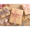 image:imageVitalizart 15 Rolls 15 Chiffon Silk Ribbon Handmade Fringe Total 30 Yd Frayed Edges Ribbons for Wedding Invitations Bridal Bouquets Gifts Wrapping Crafts Holiday DecorRose Gold