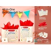image:imageVitalizart Birthday Paper Gift Bags With Ribbon Handles Set of 2  PopUp Cards Tissue Paper Custom Calendar Design White Bags for Kids Birthday Party Favors Goodie Bags Girls Boys ShowerWhite
