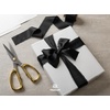 image:imageVitalizart Black Silk Satin Ribbon 112 Inch x 15 Yard Wooden Spool Handmade Frayed Ribbons for Gift Wrapping Baby Shower Wedding Bridal Bouquets Holiday DecorBlack