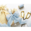 image:imageVitalizart Chiffon Ribbon Set 3 Rolls 2 x 15 Yards Christmas SilkLike Handmade Frayed Edge Ribbon Soft Sheer Fabric for Wedding Bouquet Invitations Gift Wrapping Bridal amp Baby Shower DecorBaby blue