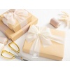 image:imageVitalizart Chiffon Ribbon Set 3 Rolls 2 x 15 Yards Christmas SilkLike Handmade Frayed Edge Ribbon Soft Sheer Fabric for Wedding Bouquet Invitations Gift Wrapping Bridal amp Baby Shower DecorLight Nude  White
