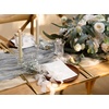 image:imageVitalizart Chiffon Silk Ribbon 1 x 21 Yd Nude amp White Fringe Fabric Package 3 Rolls  7 Yd for Wedding Invitations Bridal Bouquets Decorations Gifts Wrapping amp Bow Makingwhite