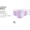 image:imageVitalizart Chiffon Silk Ribbon 1 x 21 Yd Nude amp White Fringe Fabric Package 3 Rolls  7 Yd for Wedding Invitations Bridal Bouquets Decorations Gifts Wrapping amp Bow MakingLavender