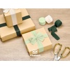 image:imageVitalizart Chiffon Silk Ribbon 1 x 21 Yd Nude amp White Fringe Fabric Package 3 Rolls  7 Yd for Wedding Invitations Bridal Bouquets Decorations Gifts Wrapping amp Bow MakingCream  Green