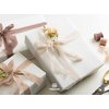 image:imageVitalizart Chiffon Silk Ribbon 1 x 21 Yd Nude amp White Fringe Fabric Package 3 Rolls  7 Yd for Wedding Invitations Bridal Bouquets Decorations Gifts Wrapping amp Bow Makingmixed color 9 rolls