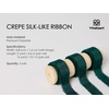 image:imageVitalizart Christmas Satin Ribbon Double Face 1 x 21 Yd Crepe Silk Like Handmade Frayed Fringe Ribbon for Gift Wrapping Holiday Decor Christmas Tree Red Green WhiteGreen