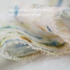 image:imageVitalizart Light Green Chiffon Ribbon Silk Like 1 12 Inch White Printed Frayed Ribbon for Gift Wrapping Wedding Invitations Flower Bouquets Bridal Shower 21 YardMulticolored
