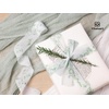 image:imageVitalizart Light Green Chiffon Ribbon Silk Like 1 12 Inch White Printed Frayed Ribbon for Gift Wrapping Wedding Invitations Flower Bouquets Bridal Shower 21 YardPattern3
