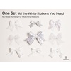 image:imageVitalizart Luxury Gold Ribbon 40 Yards 9 Textures amp Sizes Chiffon Satin Organza Grosgrain GiftWrapping Crafts Wedding Bouquets Christmas amp Holiday Bows9 White Ribbons 40Yd