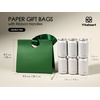 image:imageVitalizart Paper Gift Bags With Ribbon Handles Set of 10 Assorted Colors Bulk Reusable For Gift Wrap Girls Kids Birthday Bridal Shower Party Favors Goodie Bags Candy Christmas 61x295x571 Mini10 Assorted Colors