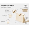 image:imageVitalizart Paper Gift Bags With Ribbon Handles Set of 10 Assorted Colors Bulk Reusable For Gift Wrap Girls Kids Birthday Bridal Shower Party Favors Goodie Bags Candy Christmas 61x295x571 Mini10 Assorted Colors