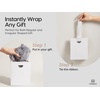 image:imageVitalizart Paper Gift Bags With Ribbon Handles Set of 10 Assorted Colors Bulk Reusable For Gift Wrap Girls Kids Birthday Bridal Shower Party Favors Goodie Bags Candy Christmas 591x354x728 SmallWhite