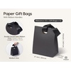 image:imageVitalizart Paper Gift Bags With Ribbon Handles Set of 10 Black Bulk Reusable For Gift Wrap Girls Kids Birthday Bridal Shower Party Favors Goodie Bags Candy Christmas 591x354x728 Small10 Mixed Colors