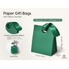 image:imageVitalizart Paper Gift Bags With Ribbon Handles Set of 10 Black Bulk Reusable For Gift Wrap Girls Kids Birthday Bridal Shower Party Favors Goodie Bags Candy Christmas 591x354x728 SmallGreen