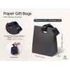 image:imageVitalizart Paper Gift Bags With Ribbon Handles Set of 10 Black Bulk Reusable For Gift Wrap Girls Kids Birthday Bridal Shower Party Favors Goodie Bags Candy Christmas 591x354x728 Small10 Mixed Colors