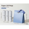 image:imageVitalizart Paper Gift Bags With Ribbon Handles Set of 10 Black Bulk Reusable For Gift Wrap Girls Kids Birthday Bridal Shower Party Favors Goodie Bags Candy Christmas 591x354x728 Small10 Mixed Colors