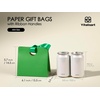 image:imageVitalizart Paper Gift Bags With Ribbon Handles Set of 10 Brown Bulk Reusable For Gift Wrap Girls Kids Birthday Bridal Shower Party Favors Goodie Bags Candy Toys Christmas 787x354x709 Small Size10 Mixed Colors