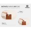 image:imageVitalizart Paper Gift Bags With Ribbon Handles Set of 10 Brown Bulk Reusable For Gift Wrap Girls Kids Birthday Bridal Shower Party Favors Goodie Bags Candy Toys Christmas 787x354x709 Small SizeBrown