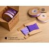 image:imageVitalizart Purple Ribbons for Crafts 38 x 50 Yd Lavender Satin Ribbon Double Face Gift Wrapping Silk Like Fabric Flower Bouquet Birthday Party Decorations Bridal Shower Wreath Hair ContinuousAssorted Purple