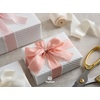 image:imageVitalizart Silk Satin Ribbon 1 Inch x 15 Yard Wooden Spool Light Nude Handmade Frayed Ribbon for Gift Wrapping Baby Shower Wedding Bridal Bouquets Holiday Decor 3 Rolls x 5 YardPink Series