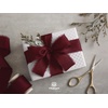 image:imageVitalizart Silk Satin Ribbon 1 Inch x 15 Yard Wooden Spool Light Nude Handmade Frayed Ribbon for Gift Wrapping Baby Shower Wedding Bridal Bouquets Holiday Decor 3 Rolls x 5 YardBurgundy Red