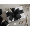 image:imageVitalizart Silk Satin Ribbon 1 Inch x 45 Yard Wooden Spool Handmade Frayed Ribbon for Gift Wrapping Baby Shower Wedding Bridal Bouquets Holiday Decor 9 Rolls x 5 YardBlack