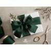 image:imageVitalizart Silk Satin Ribbon 1 Inch x 45 Yard Wooden Spool Handmade Frayed Ribbon for Gift Wrapping Baby Shower Wedding Bridal Bouquets Holiday Decor 9 Rolls x 5 YardDark Green