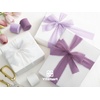 image:imageVitalizart White Handmade Chiffon Silk Ribbon Fringe 15 x 21 Yd Nude amp Ivory Frayed Edges Ribbons for Wedding Invitations Bridal Bouquets Gifts Wrapping Crafts Holiday Party DecorationsLavender  White