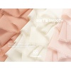 image:imageVitalizart White Handmade Chiffon Silk Ribbon Fringe 15 x 21 Yd Nude amp Ivory Frayed Edges Ribbons for Wedding Invitations Bridal Bouquets Gifts Wrapping Crafts Holiday Party DecorationsCream  Pink