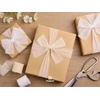 image:imageVitalizart White Handmade Chiffon Silk Ribbon Fringe 15 x 21 Yd Nude amp Ivory Frayed Edges Ribbons for Wedding Invitations Bridal Bouquets Gifts Wrapping Crafts Holiday Party DecorationsCream  Off White