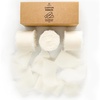 image:imageVitalizart 15 Rolls 15 Chiffon Silk Ribbon Handmade Fringe Total 30 Yd Frayed Edges Ribbons for Wedding Invitations Bridal Bouquets Gifts Wrapping Crafts Holiday DecorCream White