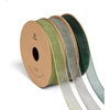 image:imageVitalizart 38 x 90 Yards Organza Ribbon Set 9 Rolls x 10 Yd Sheer Ribbon for Gift Wrapping Crafts Christmas Tree Bows Wedding Invitations Wreaths Party Decor Bouquet DIY Projects Mixed ColorsGreen Set