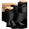 image:imageVitalizart Black Silk Satin Ribbon 112 Inch x 15 Yard Wooden Spool Handmade Frayed Ribbons for Gift Wrapping Baby Shower Wedding Bridal Bouquets Holiday DecorBlack