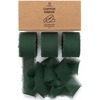 image:imageVitalizart Chiffon Silk Ribbon 1 x 21 Yd Nude amp White Fringe Fabric Package 3 Rolls  7 Yd for Wedding Invitations Bridal Bouquets Decorations Gifts Wrapping amp Bow Makingdark green