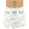 image:imageVitalizart Light Green Chiffon Ribbon Silk Like 1 12 Inch White Printed Frayed Ribbon for Gift Wrapping Wedding Invitations Flower Bouquets Bridal Shower 21 YardPattern3