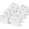 image:imageVitalizart Paper Gift Bags With Ribbon Handles Set of 10 Brown Bulk Reusable For Gift Wrap Girls Kids Birthday Bridal Shower Party Favors Goodie Bags Candy Toys Christmas 787x354x709 Small SizeWhite