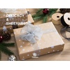 image:imageVitalizart 1 x 90Yd Organza Ribbon Mixed Color Sheer Ribbons Set 10 Yd x 9 Rolls Handmade for Gift Wrapping Christmas Tree Crafts Bows Wedding Invitations Wreaths WrapCream White Black  Silver