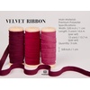 image:imageVitalizart Fall Velvet Ribbon Set 38 x 15 Yd Wooden Spool Fabric Trim 3 Rolls  5 Yd for Christmas Wreath Decoration Handmade Craft Ornaments Gift Wrapping amp Bow MakingBurgundy  Red