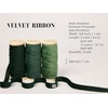 image:imageVitalizart Fall Velvet Ribbon Set 38 x 15 Yd Wooden Spool Fabric Trim 3 Rolls  5 Yd for Christmas Wreath Decoration Handmade Craft Ornaments Gift Wrapping amp Bow MakingGreen Series