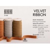 image:imageVitalizart Fall Velvet Ribbon Set 38 x 15 Yd Wooden Spool Fabric Trim 3 Rolls  5 Yd for Christmas Wreath Decoration Handmade Craft Ornaments Gift Wrapping amp Bow MakingKhaki Terracotta  Nude