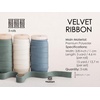 image:imageVitalizart Fall Velvet Ribbon Set 38 x 15 Yd Wooden Spool Fabric Trim 3 Rolls  5 Yd for Christmas Wreath Decoration Handmade Craft Ornaments Gift Wrapping amp Bow MakingDusty Blue Ivory  Dusty Green