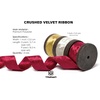 image:imageVitalizart Velvet Ribbon Set 1 x 9Yd Wooden Spool White Luxury Velvet Ribbons Double Side for Christmas Tree Wreath Decoration Ornaments Gift Wrapping Flower Bouquet 3 Rolls  3YdWhite Red Gold