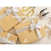 image:imageVitalizart Velvet Ribbon Set 1 x 9Yd Wooden Spool White Luxury Velvet Ribbons Double Side for Christmas Tree Wreath Decoration Ornaments Gift Wrapping Flower Bouquet 3 Rolls  3YdWhite