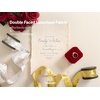 image:imageVitalizart Velvet Ribbon Set 1 x 9Yd Wooden Spool White Luxury Velvet Ribbons Double Side for Christmas Tree Wreath Decoration Ornaments Gift Wrapping Flower Bouquet 3 Rolls  3YdWhite Red Gold