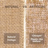 image:imageVitalizart Burlap Ribbon Wired 1 Inch x 12 Yard Natural Burlap Fabric Jute Ribbon for Gift Wrapping Home Decor Wedding Decor Fall Decor Burlap Bows Flower Bouquet Christmas TreeBeige 10 12yd
