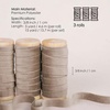 image:imageVitalizart Pink Velvet Ribbon Set 38 x 15 Yd Wooden Spool Fabric Trim 3 Rolls  5 Yd for Christmas Wreath Decoration Handmade Craft Ornaments Gift Wrapping amp Bow MakingCamel