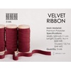 image:imageVitalizart Pink Velvet Ribbon Set 38 x 15 Yd Wooden Spool Fabric Trim 3 Rolls  5 Yd for Christmas Wreath Decoration Handmade Craft Ornaments Gift Wrapping amp Bow MakingBurgundy