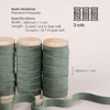 image:imageVitalizart Pink Velvet Ribbon Set 38 x 15 Yd Wooden Spool Fabric Trim 3 Rolls  5 Yd for Christmas Wreath Decoration Handmade Craft Ornaments Gift Wrapping amp Bow MakingDusty Green