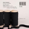 image:imageVitalizart Pink Velvet Ribbon Set 38 x 15 Yd Wooden Spool Fabric Trim 3 Rolls  5 Yd for Christmas Wreath Decoration Handmade Craft Ornaments Gift Wrapping amp Bow MakingBlack